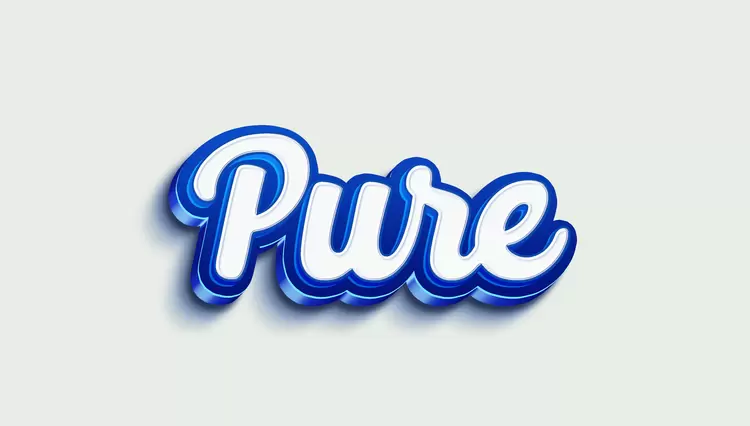 Pure藝術字