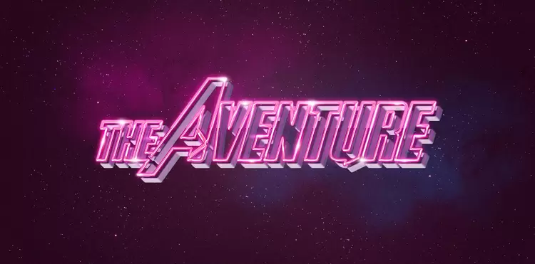 THE-AVENTURE藝術字