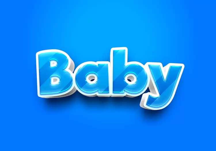 BABY藝術字
