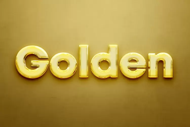 GOLDEN藝術字