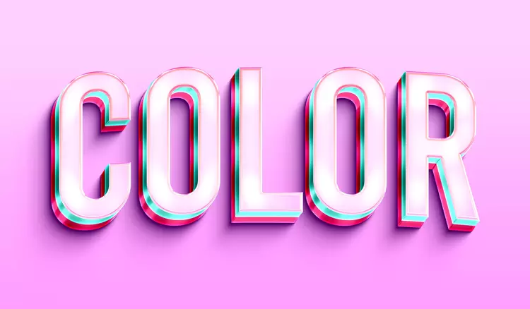 COLOR藝術字