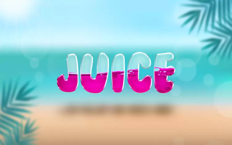 JUICE藝術字