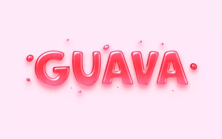 GUAVA藝術字