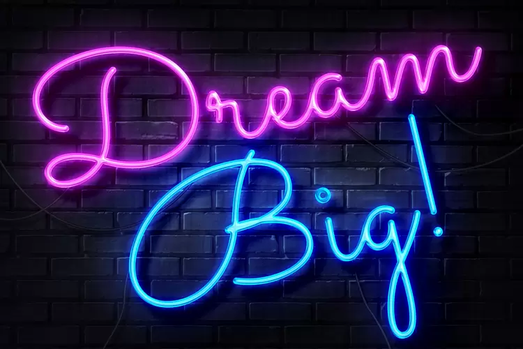 DREAM-BIG藝術字