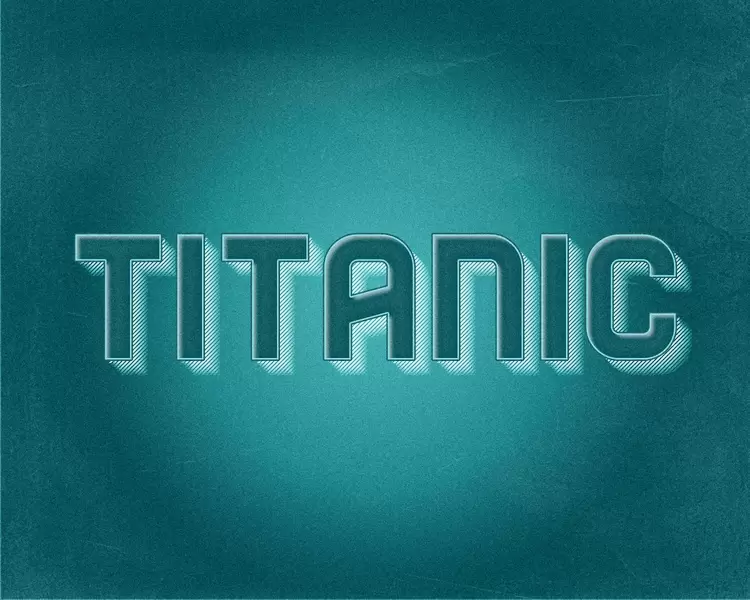 TITANIC藝術字