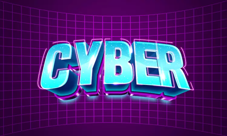 CYBER藝術字