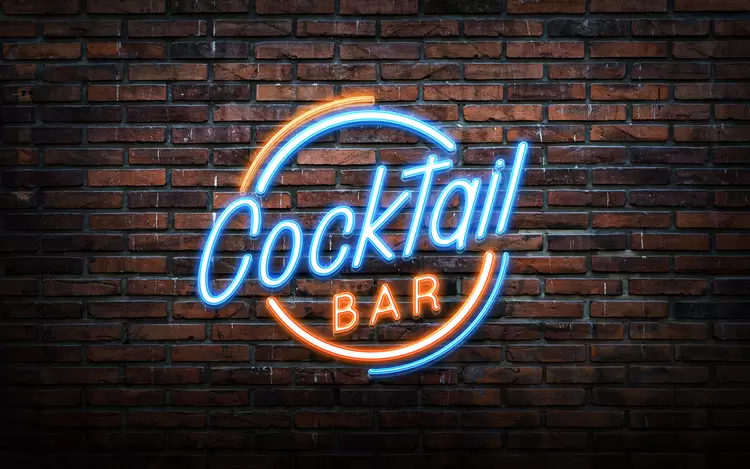 COCKTAIL-BAR藝術字