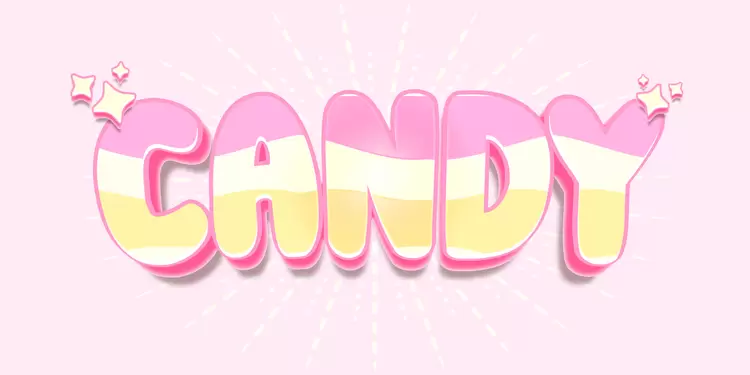 CANDY藝術字