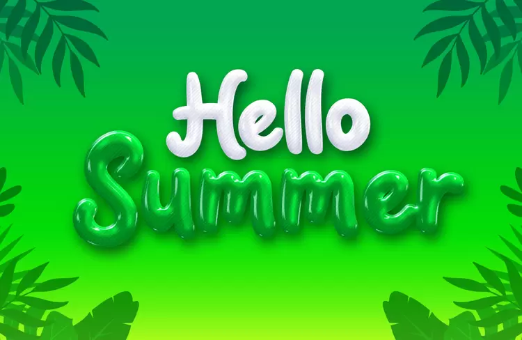 HELLO-SUMMER藝術字