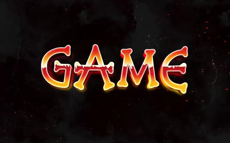 GAME藝術字