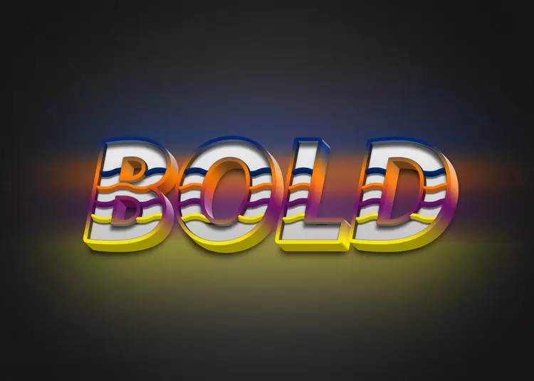 BOLD藝術字