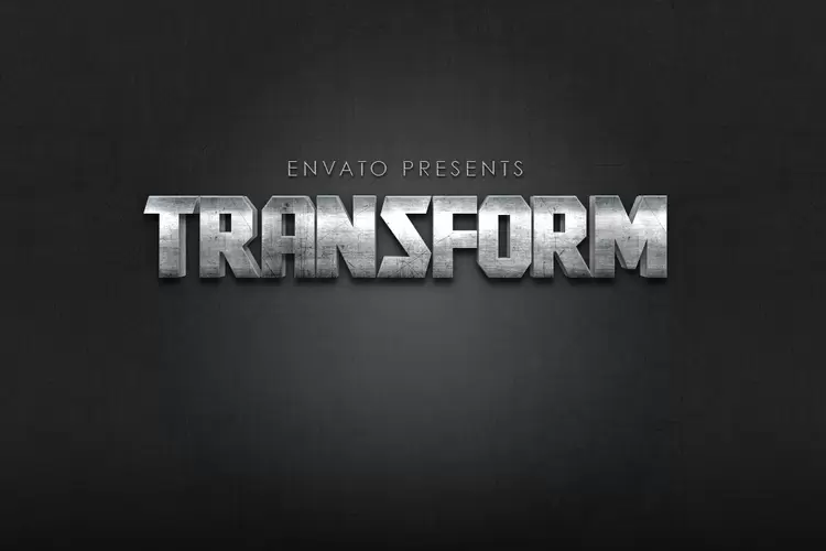 TRANSFORM藝術字