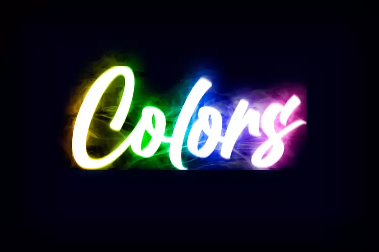 COLORS藝術字