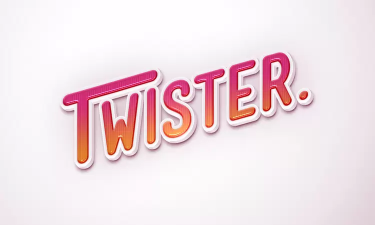 TWISTER藝術字