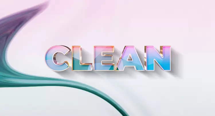 CLEAN藝術字