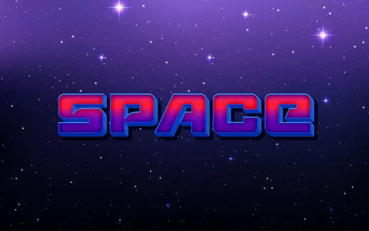 SPACE藝術字