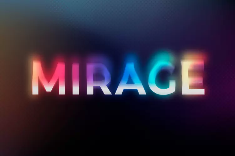 MIRAGE藝術字