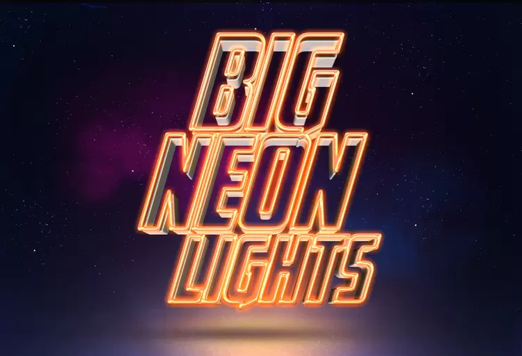 BIG-NEON-LIGHRS藝術字