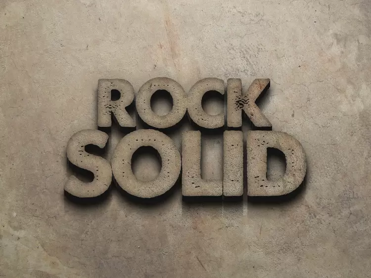 ROCK-SOLID藝術字