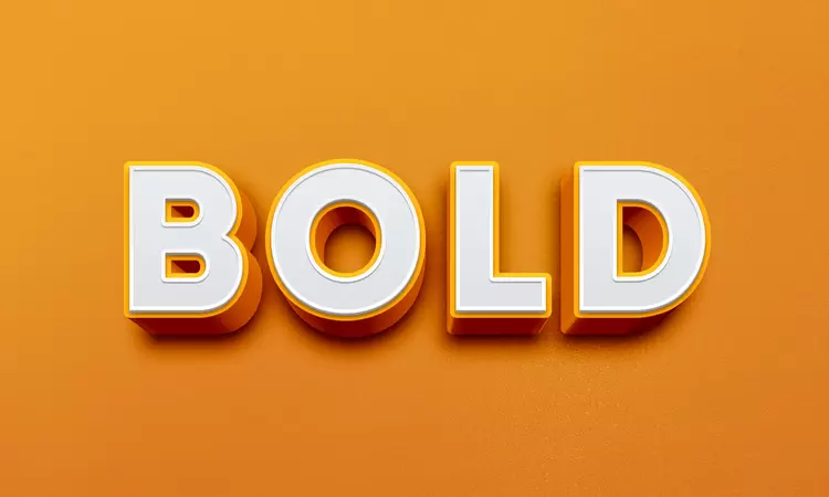 BOLD藝術字