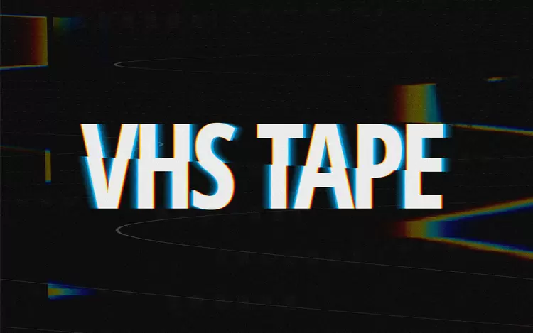 VHS-TAPE藝術字