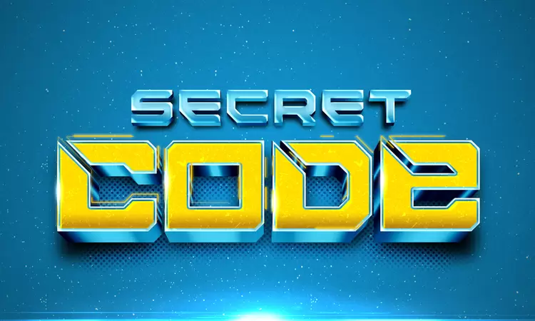 SECRET-CODE藝術字