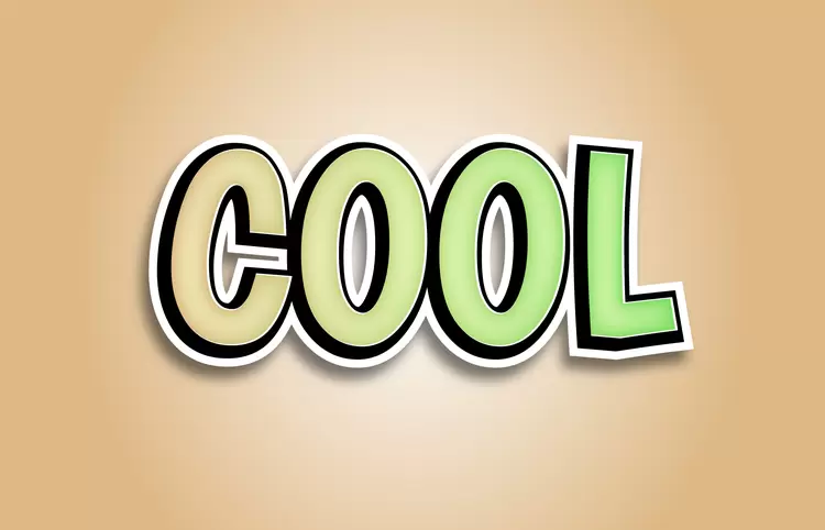 COOL藝術字