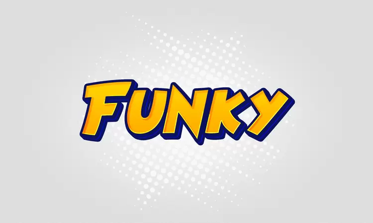 FUNKY藝術字