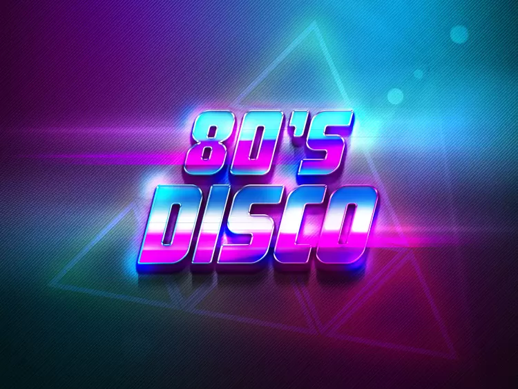 80s-DISCO藝術字
