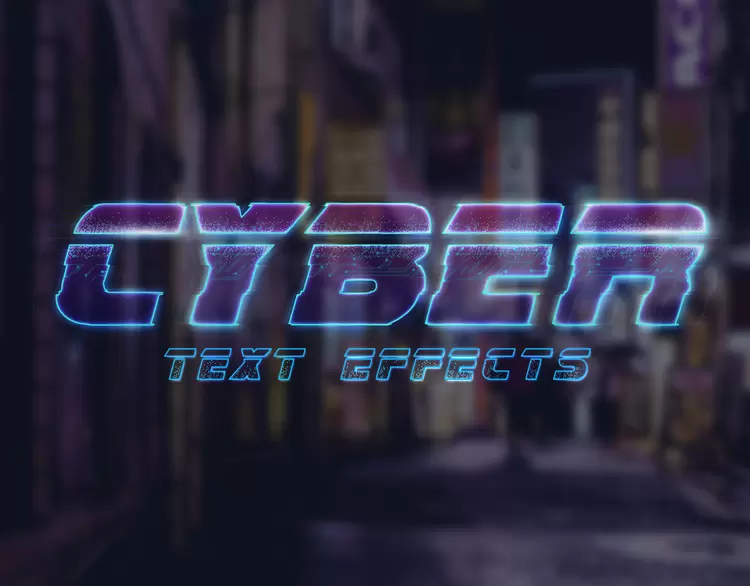 CYBER藝術字