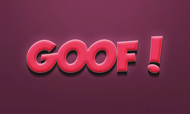 GOOF藝術字