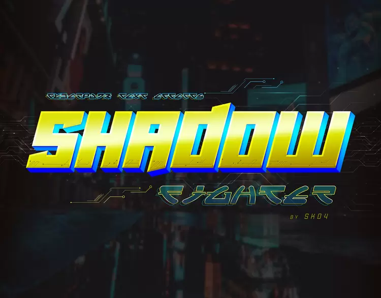 SHADOW藝術字
