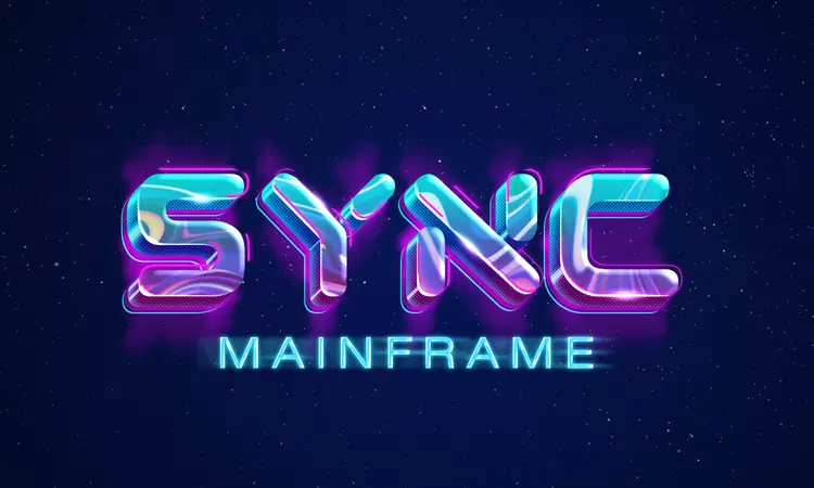 SYNC-MAINFRAME藝術字