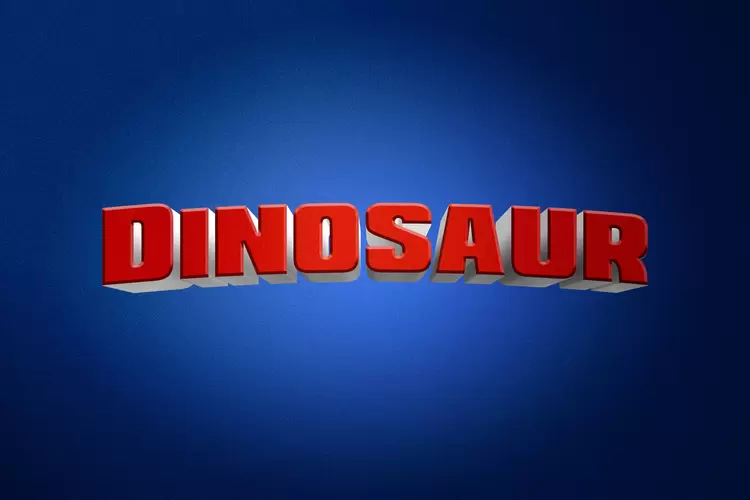 DINOSAUR藝術字