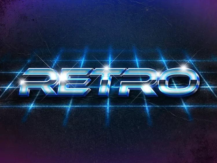RETRO藝術字