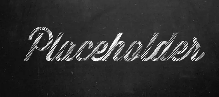 Placeholder藝術字