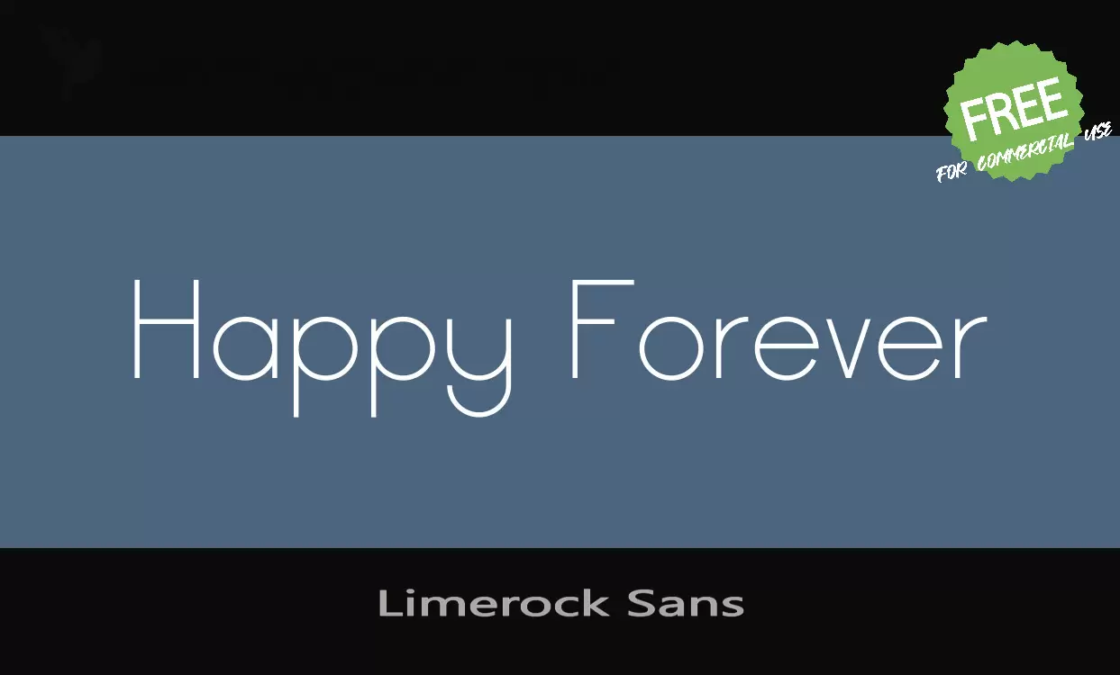 Limerock Sans字型