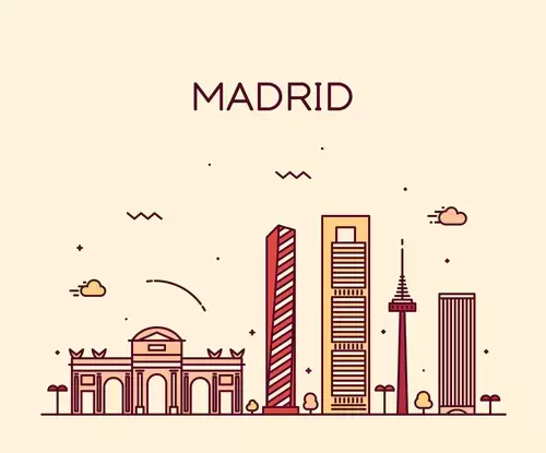 全球城市印象-馬德里插圖