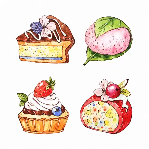 日本美食-甜點插圖