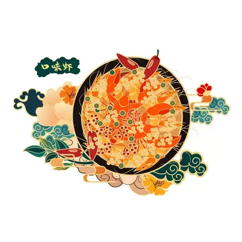 中華美食-口味蝦插圖