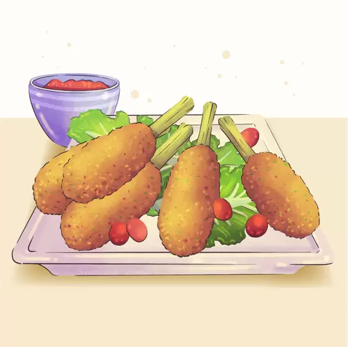 各地美食-棒棒雞插圖