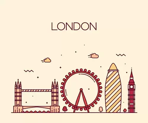全球城市印象-倫敦插圖