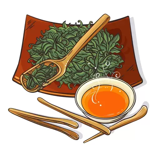 茶具插圖插圖