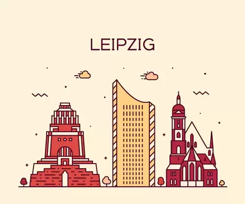 全球城市印象-萊比錫插圖