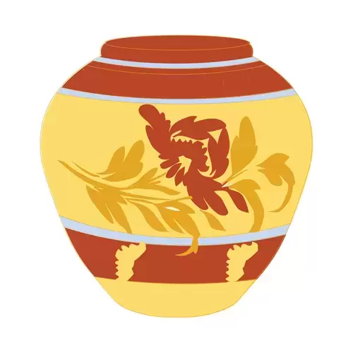 古代陶器紋樣插圖