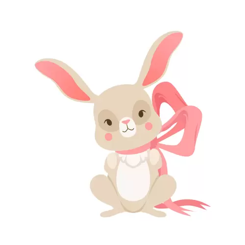 可愛兔子-仙女兔插圖