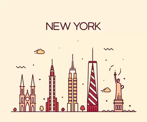 全球城市印象-紐約插圖