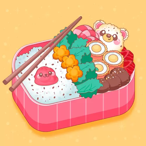 日本美食-便當插圖