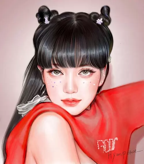 漂亮女孩-卡姿蘭大眼睛插圖