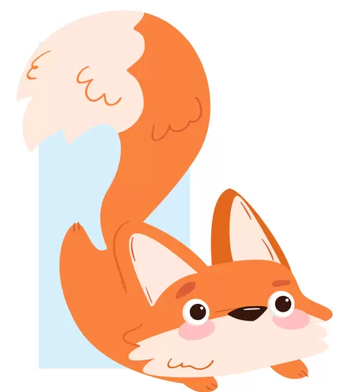 動物-狐狸插圖